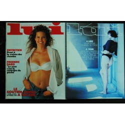 LUI 022 1989 DEMETRIA HAMPTON VALENTINA FREDERIC DARD ENTRETIEN SPECIAL SOUTIEN-GORGE + FASCICULE
