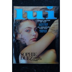 LUI 250 NOVEMBRE 1984 SOPHIE DUEZ NUE INTERVIEW JOHNNY  HALLYDAY LOVE ME TENDER