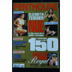 PENTHOUSE 150 JUILLET 1997 NUMERO COLLECTOR ELIZABETH TEISSIER NUE GIRLS NUDES LADY DI ROYAL