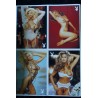 PLAYBOY 005 2000 ETE + 8 CARTE POSTALES PLAYMATES SAND ANDERSON CARRE OTIS ENTIEREMENT NUES