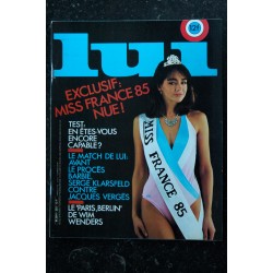 LUI 253 FEVRIER 1985 DUNE MISS FRANCE 1985 INTEGRAL NUDE PENTHOUSE 205 TURBO ALPINE V6 NEWMAN