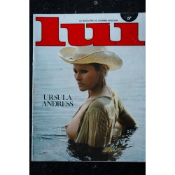 LUI 144 1976 JANVIER LEO FERRE COVER URSULA ANDRESS ENTIEREMENT NUE ROUSSE NUDES PIN-UP ASLAN