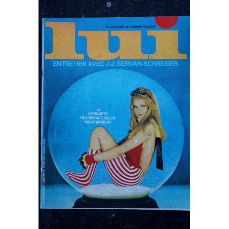 LUI 050 N° 50 INTERVIEW SERVAN-SCHREIBER SINE ELSA MARTINELLI CHARME VINTAGE PIN-UP ASLAN 1968