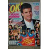 OK ! âge tendre 713 SEPT 1989 A-HA BROS PAULA ABDUL CYNDI LAUPER DAVID ET ESTELLE HALLYDAY POSTER