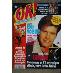 OK ! âge tendre 887  DAVID & ESTELLE HALLYDAY   CINDY CRAWFORD