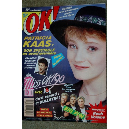 OK ! âge tendre 736 FEVRIER 1990 SYDNEY YOUNGBLOOD COCK ROBIN INTERVIEW J.P. FRANCOIS KYLIE MINOGUE