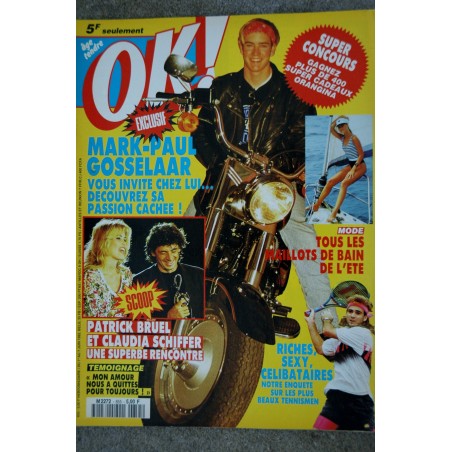 OK ! âge tendre 751 JUIN 1990 COVER NKOTB SYDNEY YOUNGBLOOD POSTERS KYLIE MINOGUE STALLONE PACIFIQUE