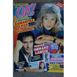 OK ! âge tendre 565 LE NOUVEL AMOUR DE MADONNA SAMANTHA FOX DES REVELATIONS ETONNANTES 1986