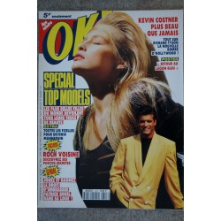 OK ! âge tendre 820 SEPT 1991 ROCH VOISINE DANA DAWSON JOHNNY ET ADELINE HALLYDAY