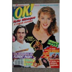OK ! âge tendre 813 AOUT 1991 SPECIAL TOP MODELS CLAUDIA SCHIFFER NAOMI CAMPBELL MILLA JOVOVICH CINDY CRAWFORD RICHARD TYSON