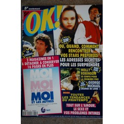 OK ! âge tendre 844 MARS 1992 LES NEW KIDS JUSTINE PREMIERS BAISERS + ROMAN PHOTO