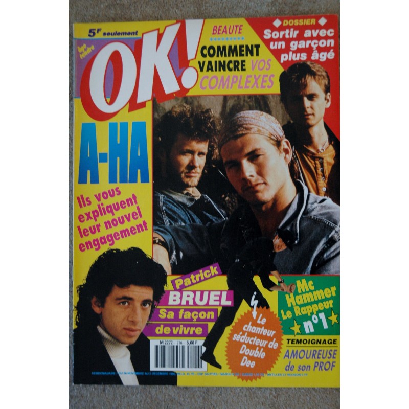 OK ! âge tendre 768 OCT 1990 COVER JANET JACKSON ZOUK MACHINE + FICHES LE SPOT 10 MARK BOYCE
