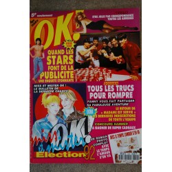 OK ! âge tendre 875 OCT 1992 COVER INDRA KRIS KROSS INTERVIEW HARRISON FORD
