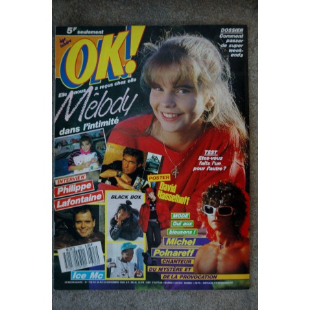 OK ! âge tendre 577 FEVRIER 1987 ELSA + FICHES LE TOP 10 FRANKIES GOES TO HOLLYWOOD IMAGES MICHEL SARDOU