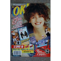 OK ! âge tendre 722 NOVEMBRE 1989 MILLI VANILLI INTERVIEW JASON DONOVAN MICKEY ROURKE MELODY