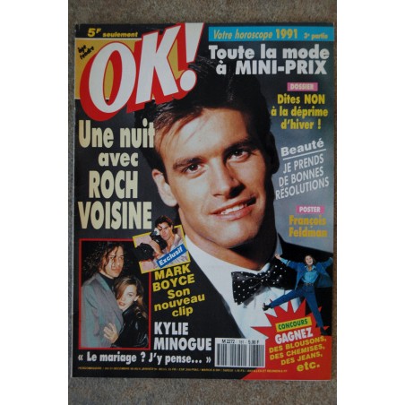 OK ! âge tendre 704 JUILLET 1989 AVALANCHE JASON DONOVAN MISS OK ! 89