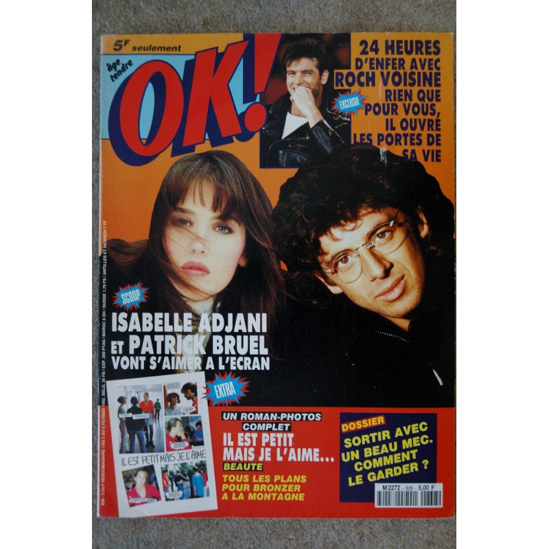 OK ! âge tendre 780 DECEMBRE 1990 JEAN-JACQUES GOLDMAN FREDERICKS JONES A-HA MORTEN PATRICIA KAAS