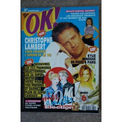 OK ! âge tendre 772 OCT 1990 ELSA PATRICK BRUEL JAMES DEAN POSTER DAVID HALLYDAY ALAIN CHAMFORT