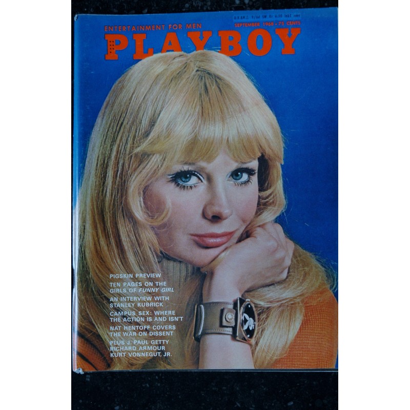 PLAYBOY US 1968 09 SEPTEMBER INTERVIEW STANLEY KUBRICK DRU HART DICK ROWAN VICTORIA DRAKE PIN UP VARGAS