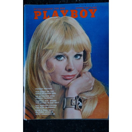 PLAYBOY US 1968 09 SEPTEMBER INTERVIEW STANLEY KUBRICK DRU HART DICK ROWAN VICTORIA DRAKE PIN UP VARGAS