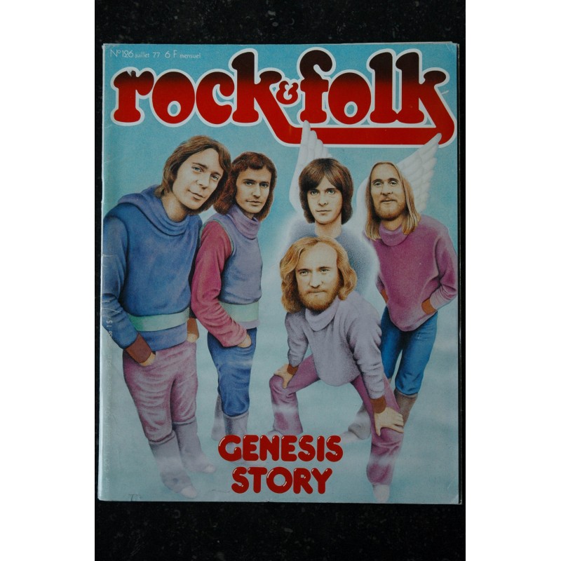 ROCK & FOLK 126  JUILLET 1977  COVER GENESIS STORY PUNK AN I TANGERINE DREAM GUERILLA URBAINE