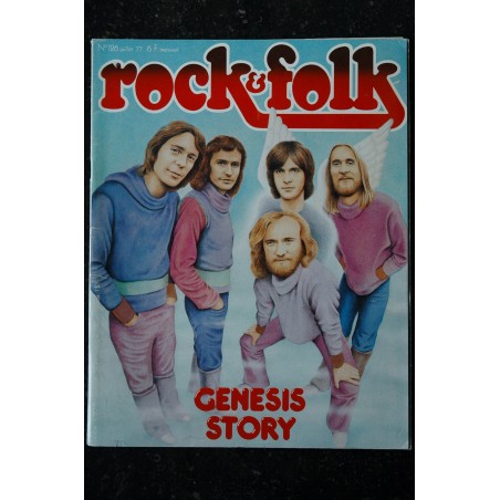 ROCK & FOLK 126  JUILLET 1977  COVER GENESIS STORY PUNK AN I TANGERINE DREAM GUERILLA URBAINE