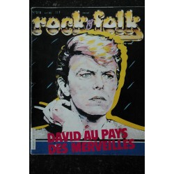 ROCK & FOLK 218  AVRIL 1985 COVER DAVID BOWIE Les Aigles Mick Jones Jean Michel Jarre Eddy Murphy