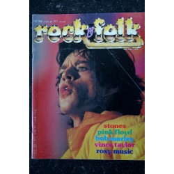 ROCK & FOLK 186 STONES PINK FLOYD BOB MARLEY VINCE TAYLOR ROXY MUSIC