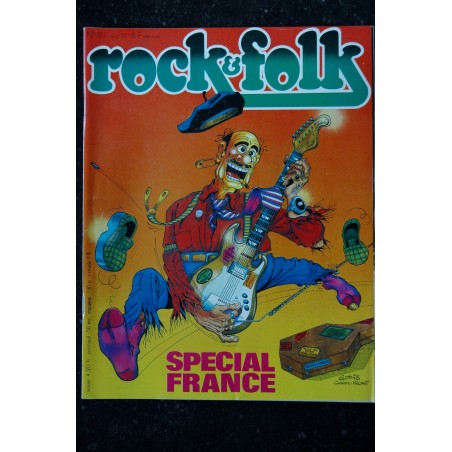 ROCK & FOLK 127  AOUT 1977  COVER GOTLIB Sex Pistols Beatles Telephone Higelin Ange Little Bob