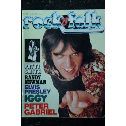 ROCK & FOLK 136  MAI 1978  PETER GABRIEL  Patti Smith Randy Newman ELVIS PRESLEY IGGY