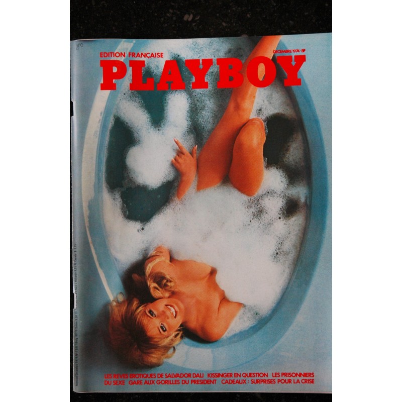 PLAYBOY 013 1974 DECEMBRE VARGAS PIN-UP DALI EROTIC EKTAS NUDES CLAUDIA PLAYMATES VINTAGE 1974