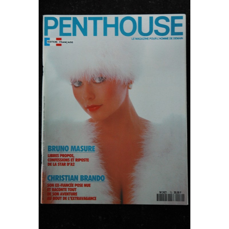 PENTHOUSE 072 JANVIER 1991 INTERVIEW BRUNO MASURE STEVE ATTOE SHIRLEY CUMPANAS EX DE CHRISTIAN BRANDO