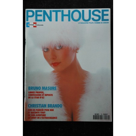 PENTHOUSE 072 JANVIER 1991 INTERVIEW BRUNO MASURE STEVE ATTOE SHIRLEY CUMPANAS EX DE CHRISTIAN BRANDO