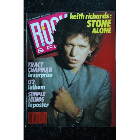 ROCK & FOLK 255  INXS  NEIL YOUNG  Patti SMITH Jesse Johnson  Bros B.A.D. Timbuk 3