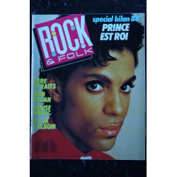 ROCK & FOLK 259 1989 COVER PRINCE DIRE STRAITS BOB DYLAN HOUSE MUSIC R.E.M.