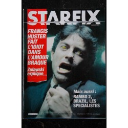 STARFIX 024  n° 24  * 1985 *    FRANCIS HUSTER  L'AMOUR BRAQUE RAMBO 2 BRAZIL  LES SPECIALISTES