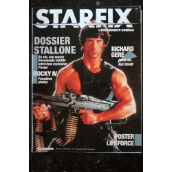 STARFIX 029  n° 29  * 1985 *   STALLONE  ROCKY IV  RICHARD GERE  LIFEFORCE Mathilda MAY