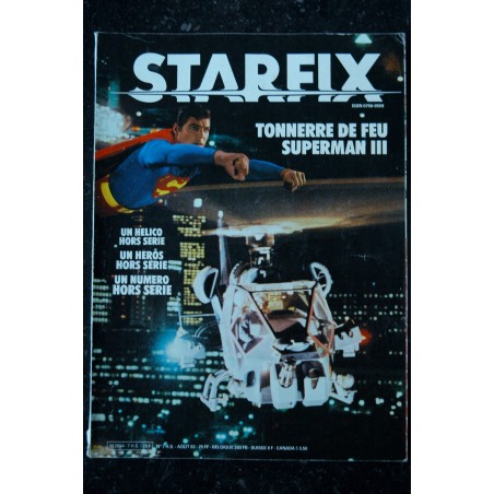 STARFIX Hors-Série 7 CHRISTOPHE REEVE SUPERMAN III TONNERRE DE FEU SUPERGIRL