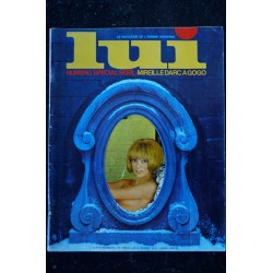 LUI 059 1968 DECEMBRE COVER MIREILLE DARC NUDE 10 PAGES PAR MICHEL AUDIARD PIERRE DAC ALEXA CURTIS ASLAN 1968