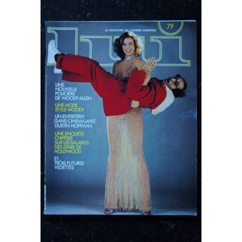LUI 193 FEVRIER 1980 INTERVIEW DUSTIN HOFFMAN WOODY ALLEN PIN-UP ASLAN