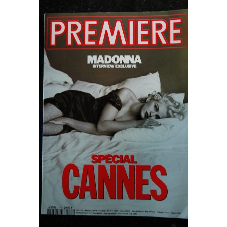 PREMIERE 171 JUIN 1991 COVER MADONNA INTERVIEW EXCLUSIVE 8 PAGES SPECIAL CANNES
