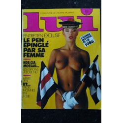 LUI 264 DECEMBRE 1985 PIERETTE LE PEN CHARME BYRON NEWMAN CHRISTOPHE MOURTHE PHOTOGRAPHY NUDES