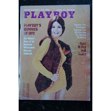 PLAYBOY Us 1972 10 YEAR'S BUNNIES MEIR KAHANE JAZZ & POP POLL BALLOT EROTIQUE   Sharon Johansen  Lynn Myers