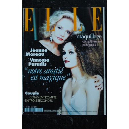 ELLE 2603 NOVEMBRE 1995 COVER VANESSA PARADIS PAR JEAN-MARIE PERIER 50 ANS ! SPECIAL ANNIVERSAIRE