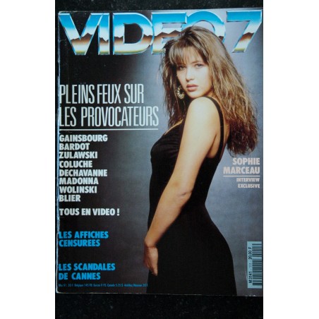 VIDEO 7 111  1991  SOPHIE MARCEAU  MADONNA  BARDOT COLUCHE  + CAHIER EROTIC