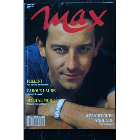 MAX 012 N° 12 JEAN-LUC ANGLADE CAROLE LAURE PATTI D'ARBANVILLE