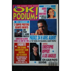 OK PODIUM !  15 1993 08  Jason PRIESTLEY  Luke PERRY  VANESSA PARADIS Ophélie WINTER Arnold SCHWARZENEGGER