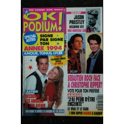OK PODIUM !  24 1993 12   NKOTB  Patrick BRUEL  Luke PERRY  Kate MOSS Estelle HALLYDAY