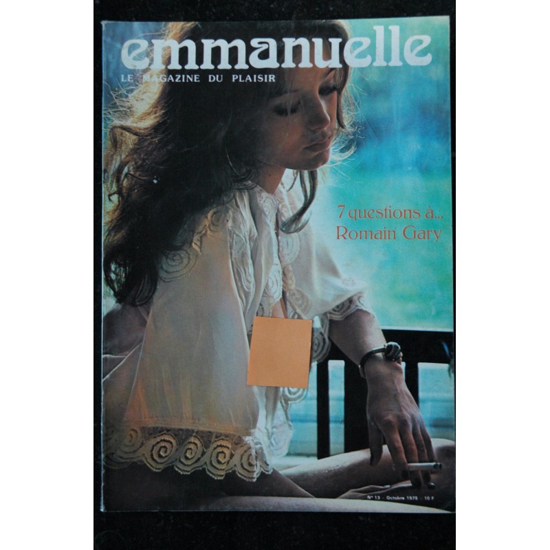 EMMANUELLE 11 N° 11 75/08  Emmanuelle ARSAN  Regine DESFORGES Jean MARAIS  EROTIC     NUDES