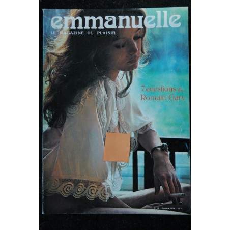 EMMANUELLE 11 N° 11 75/08 Emmanuelle ARSAN Regine DESFORGES Jean MARAIS EROTIC NUDES EMMANUELLE 11 N° 11 75/08 Emmanuelle ARSAN Regine DESFORGES Jean MARAIS EROTIC NUDES